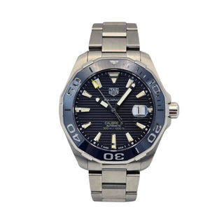 Tag Heuer Aquaracer Calibre 5 Automatic Ref. WAY201B.BA0927 - Blue Bezel - 43mm (Year Unknown)