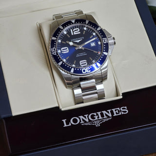 Longines HydroConquest Blue L3.841.4 - Automatic - 44mm (2021) Full Set