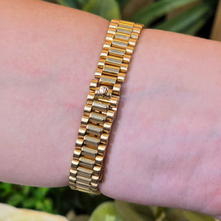 Ladies Rolex Datejust 69078 26mm 18ct Yellow Gold Factory Diamond Dial