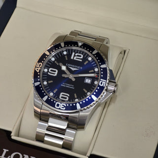 Longines HydroConquest Blue L3.841.4 - Automatic - 44mm (2021) Full Set