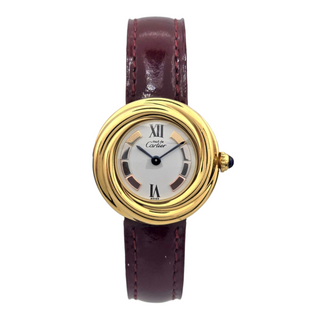 Ladies Cartier Trinity 2735 27mm Sterling Silver and Vermeil Case
