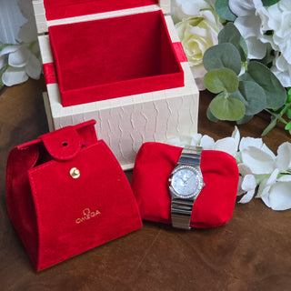 Omega Ladies Constellation Ref. 123.15.27.60.55.003 - 28mm - Quartz - Mother of Pearl Dial and Diamond Bezel (2012)