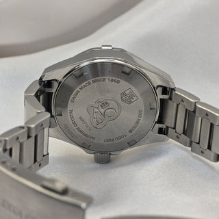 Tag Heuer Ladies Aquaracer Ref. WAY1414 - Mother of Pearl Dial, Diamond Bezel & Hour Markers - Full Set (2016)