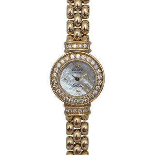 Rolex Cellini - 2297 - 18ct Yellow Gold, Mother of Pearl & Diamond Ladies Watch (1990)