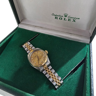 Ladies Rolex 6917 Datejust Steel And Gold Full Set