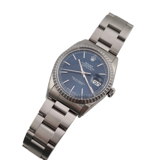 Vintage 36mm Rolex Datejust 1603 Steel Blue Dial Fully Refurbished 1978