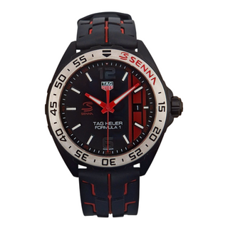 Tag Heuer Formula 1 WAZ1014.FT8027 43mm Rubber Strap Ayrton Senna Limited Edition