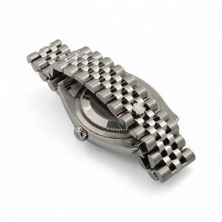 Rolex Datejust 116200 36mm Oyster Steel with factory blue and Roman Numeral Dial