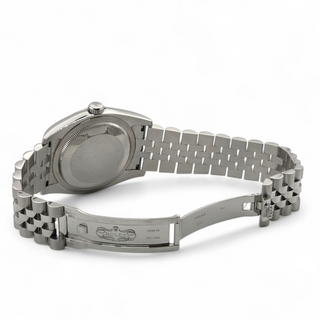 Rolex Datejust 116200 36mm Oyster Steel with factory blue and Roman Numeral Dial