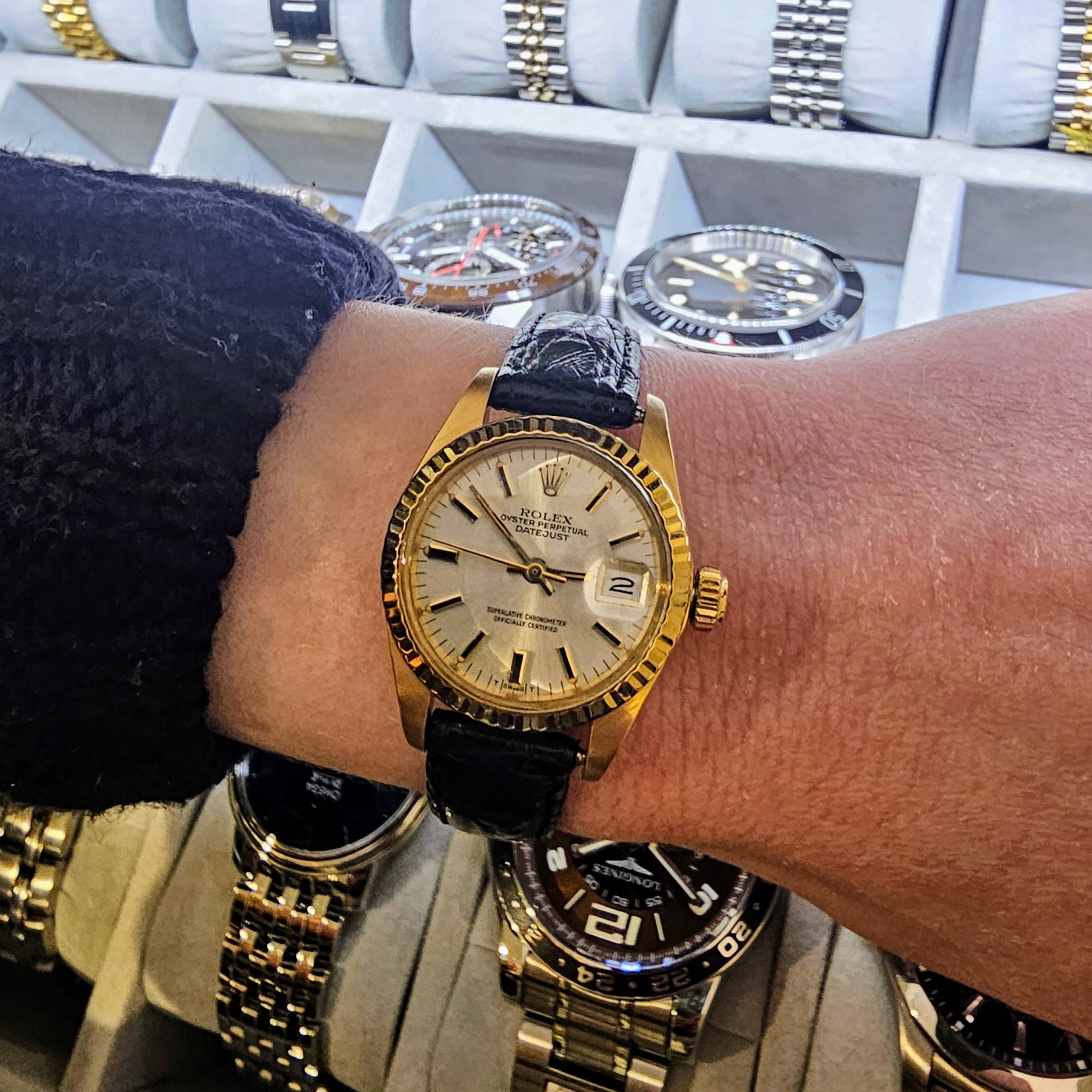 Small Gold Women's Rolex Watch Small Antique Ladies Rolex