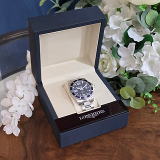 Longines HydroConquest Blue L3.841.4 - Automatic - 44mm (2021) Full Set