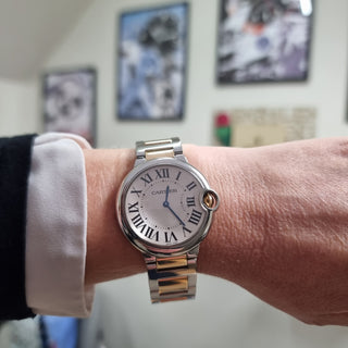 Cartier Ballon Bleu 3005 36mm 18ct Gold And Steel Two Tone Wristwatch