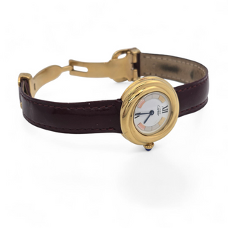 Ladies Cartier Trinity 2735 27mm Sterling Silver and Vermeil Case