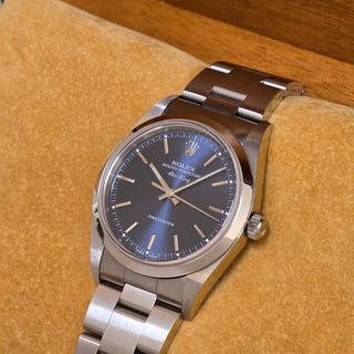 Rolex Oyster Perpetual Air-King Ref. 14000 - Blue Dial - Automatic - 34mm - Full Set (2000)