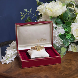 Rolex Lady-Datejust 69178 - 18ct Yellow Gold - 26mm - Full Set (1987)
