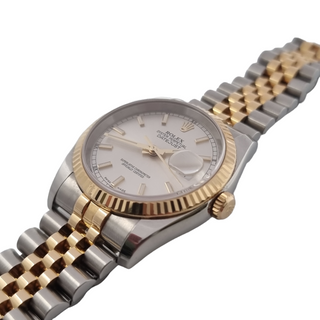 Rolex Datejust 36mm 116233 18ct Gold And Steel Jubilee Box & Papers