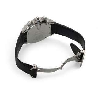 Cartier Roadster 2618 Automatic Chronograph 42mm with 'Bustdown' Natural Diamond set case