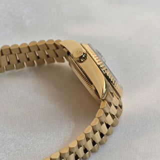 Rolex Lady-Datejust 69178 - 18ct Yellow Gold - 26mm - Full Set (1987)