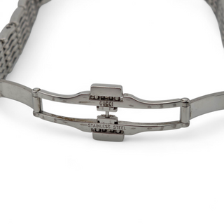 Ladies Gucci 8600L 19mm Mother of Pearl Dial Polished Stainless Steel Diamond Set