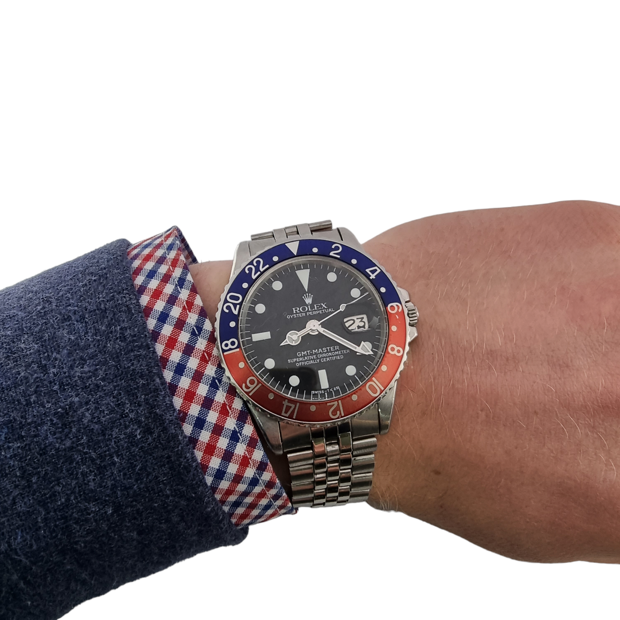 Vintage rolex best sale gmt pepsi