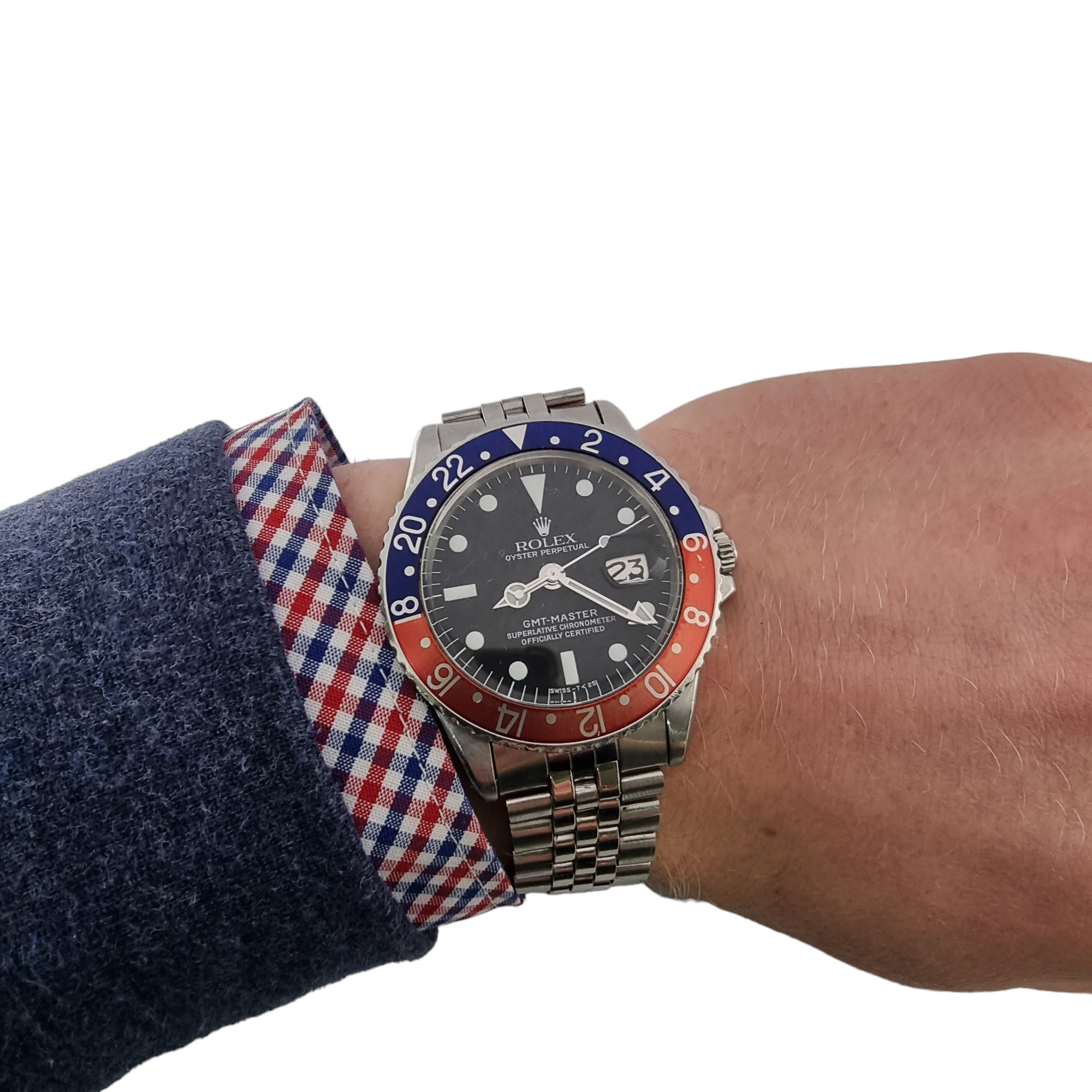 Rolex GMT-Master 1675 Pepsi Vintage 1970 Jubilee Bracelet – Dobson