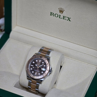 Rolex Yacht-Master Ref. 268621 - Bi-metal 18ct Everose Gold & Steel  - Chocolate Dial - 37mm (2023) Full Set
