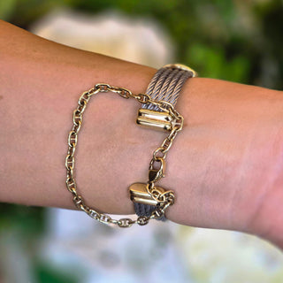 Ladies Phillipe Charriol 7007901 21mm Saint Tropez Gold Plated