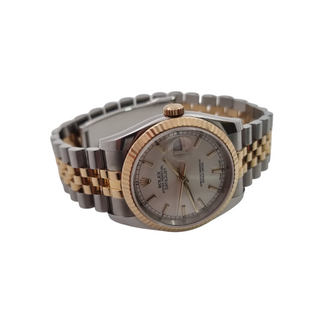 Rolex Datejust 36mm 116233 18ct Gold And Steel Jubilee Box & Papers