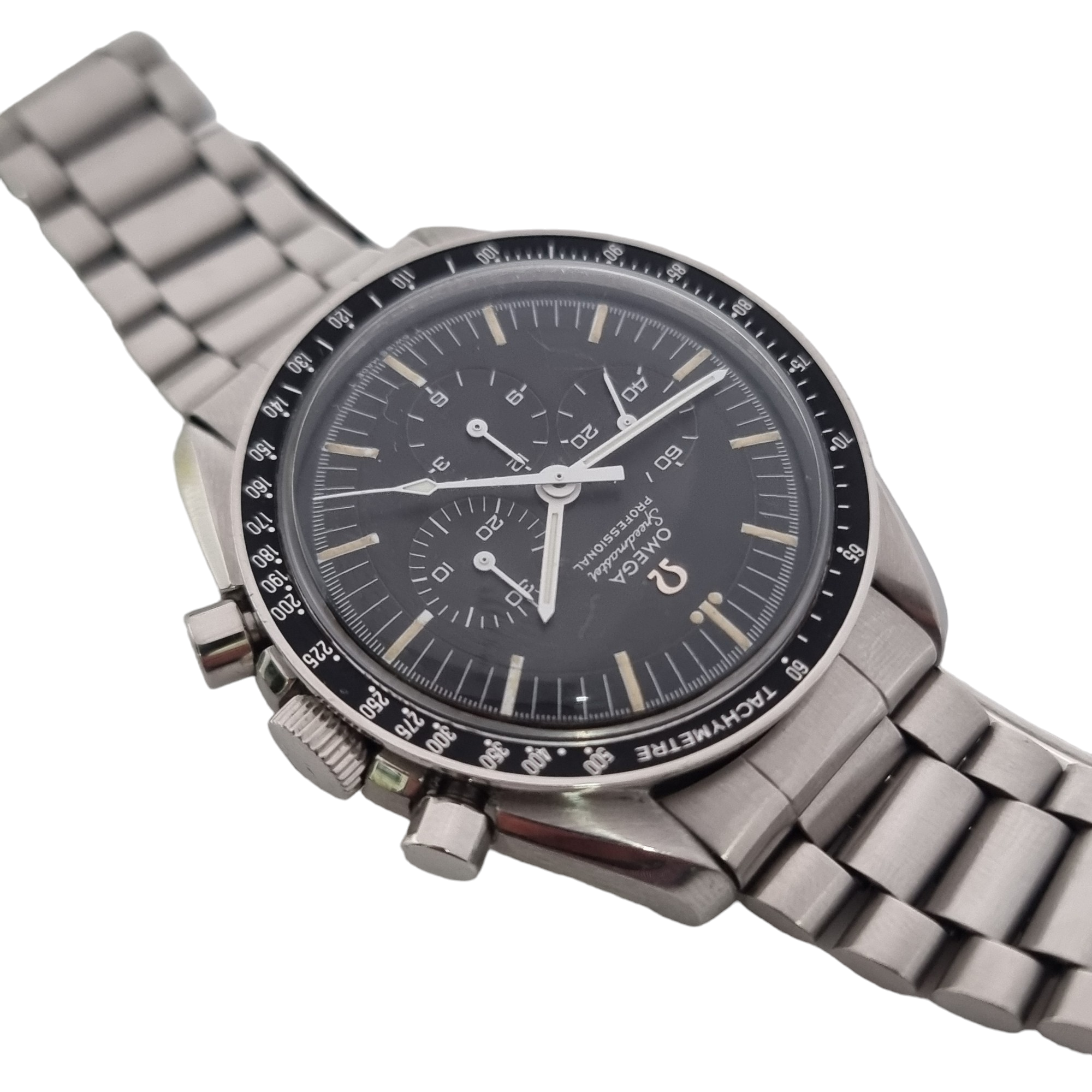 Omega Speedmaster ST1450012 1967 Pre Moon Watch Service Papers