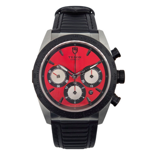 Tudor Fastrider 42010N 42mm Stainless Steel with Red Dial