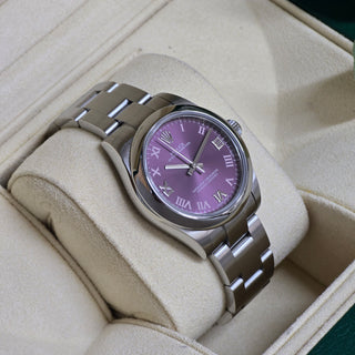 Rolex Oyster Perpetual 31 Ref. 177200 - Discontinued Red Grape Dial - Full Set (2016)