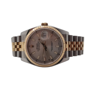 Rolex Datejust 36mm 116233 18ct Gold And Steel Jubilee Box & Papers