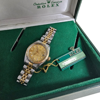 Ladies Rolex 6917 Datejust Steel And Gold Full Set