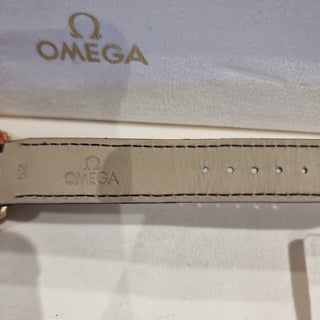 Omega Speedmaster 18ct Rose Gold & Leather 39mm Watch Full Set