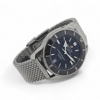 Breitling Superocean Heritage AB2010 Black Dial Steel Milanese Bracelet 2020