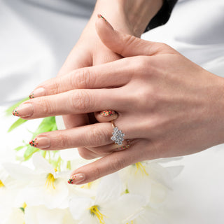 18ct 1ct Diamond Cluster Ring