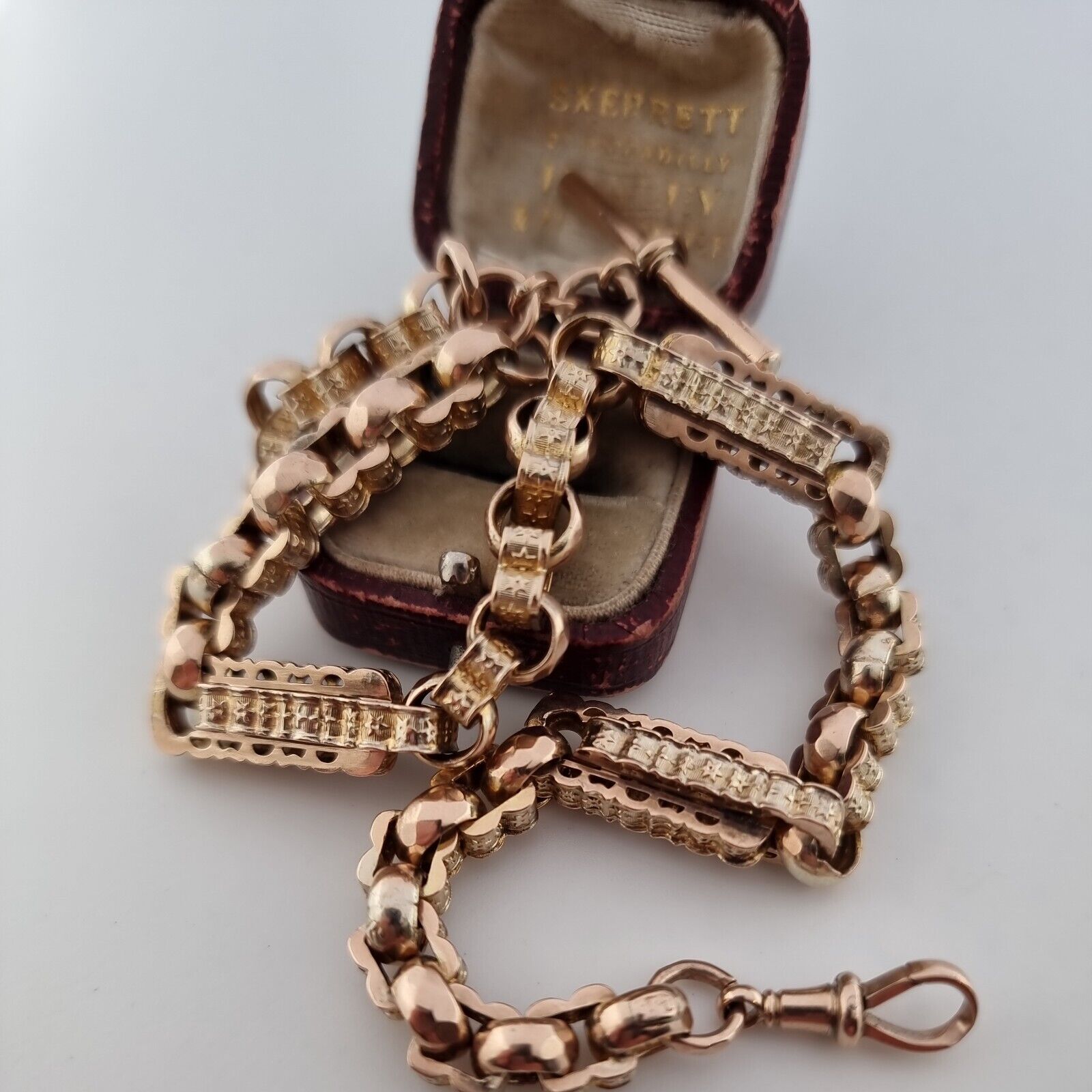 Gold watch discount chain for sale