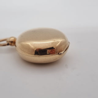 Antique 9ct Yellow Gold Full Sovereign Case Holder Fob Pendant Chester 1913